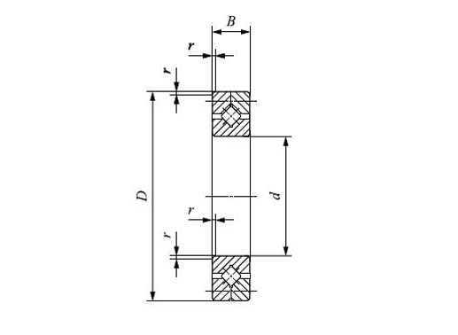 CRB3010 bearing structure