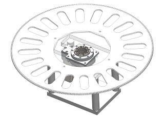 bearing for indexing plate