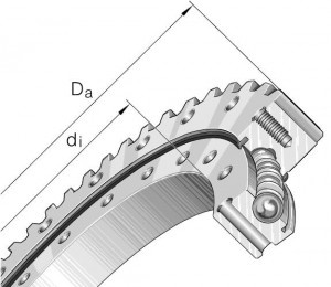 RKS.061 slewing ring with outer gear