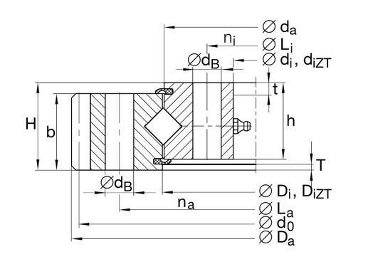 XA120235-N bearing structure