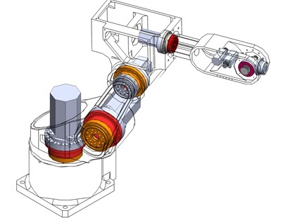 robots arm bearings