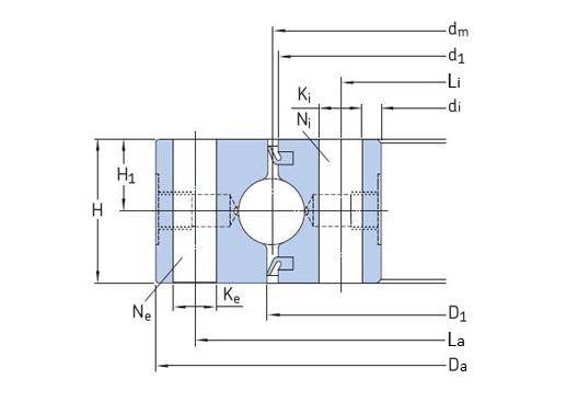 RKS.900155101001 bearing structure