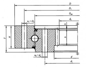 internal gear pitch bearing