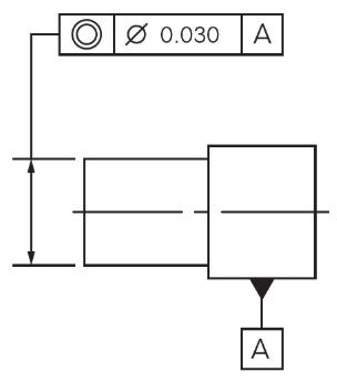 common symbols on a bearing drawing concentricity symbol