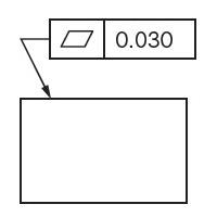 bearing symbol flatness symbol