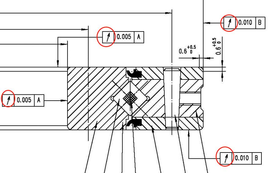 bearing runout symbol