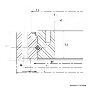 SHF-SHG harmonic reducer bearing structure