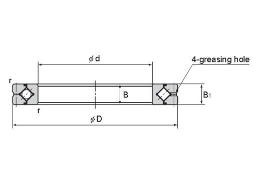 RB20025 bearing structure