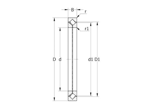 XR897051 cross tapered roller bearing structure