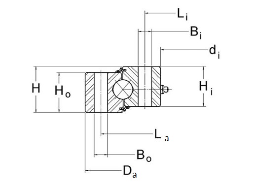 MTO-143T bearing structure