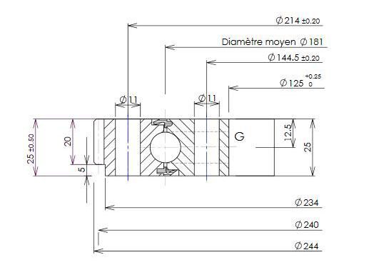 01 0181 02 slewing bearing structure