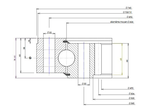 02 0626 01 slewing bearing structure