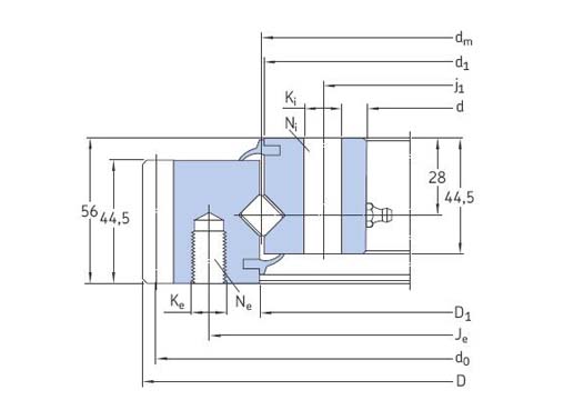 RKS.161.14.0844 bearing structure