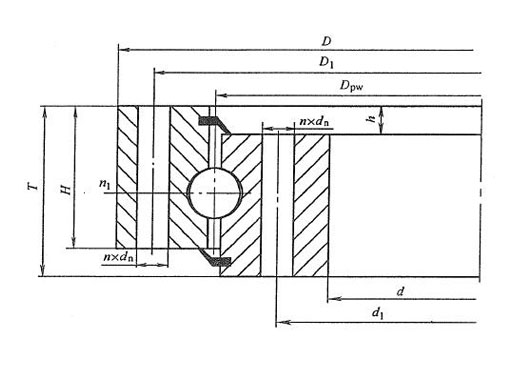 010.30.560 slewing bearing structure 